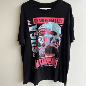 UFC Sean O’Malley colorful print. T-shirt, black size extra large. XL. SUGGA “